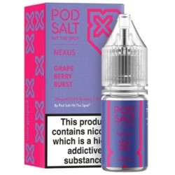 Pod Liquide Sel Nexus 10ml 20mg Burst de Raisin et Baies | DoctorVape