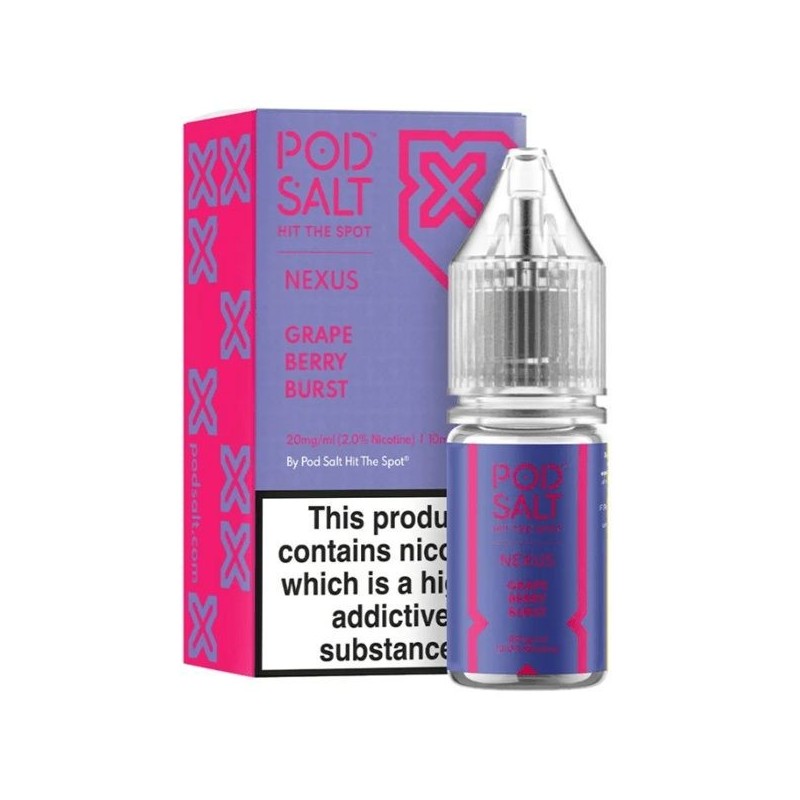 Liquid Pod Salt Nexus 10ml 20mg Grape Berry Burst