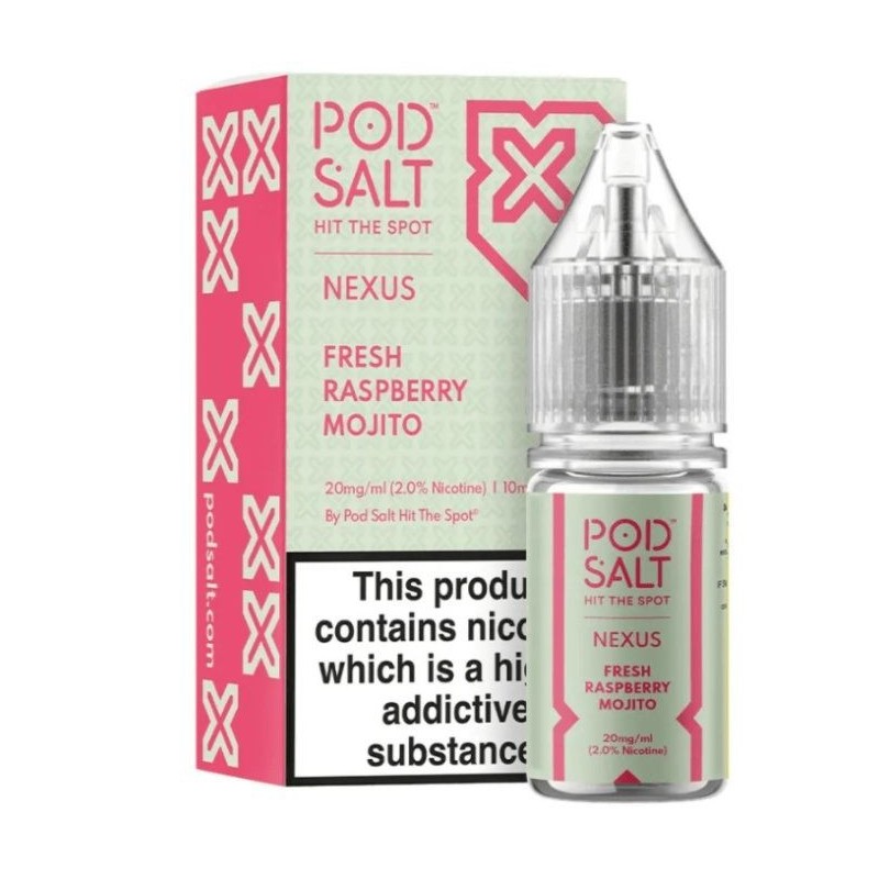 Liquid Pod Salt Nexus 10ml 20mg Fresh Raspberry Mojito