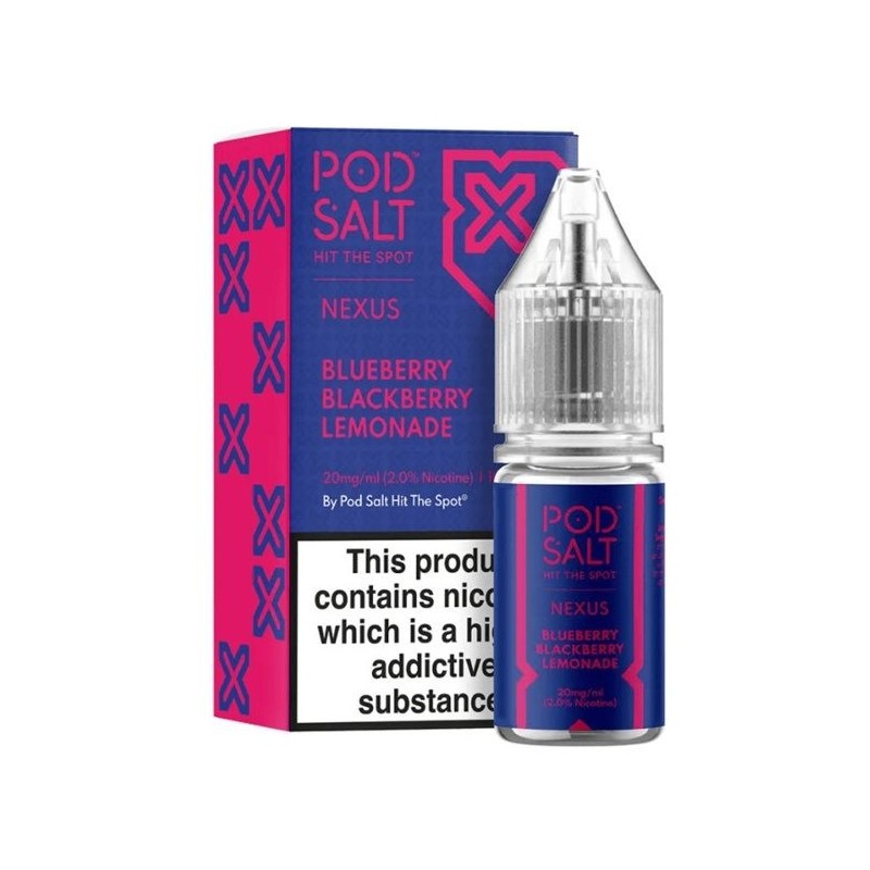 Liquid Pod Salt Nexus 10ml 20mg Blueberry Blackberry Lemonade