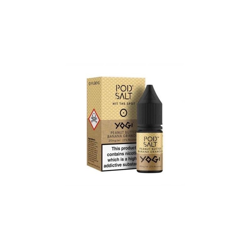 Yogi Salt Fusion Liquid Pod - Peanut Butter Banana Granola 10ml 20mg | DoctorVape