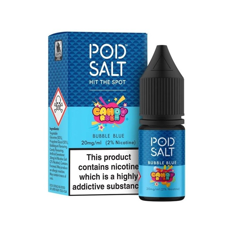 Liquid Pod Salt Fusion 10ml 20mg Bubble Blue
