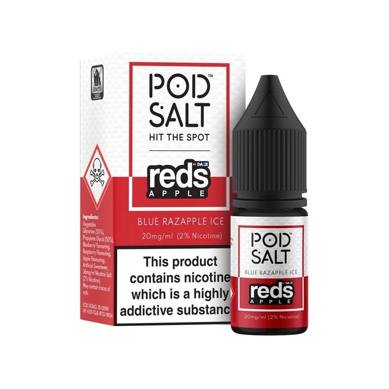 Liquid Pod Salt Fusion 10ml 20mg Blue Razapple Ice | DoctorVape