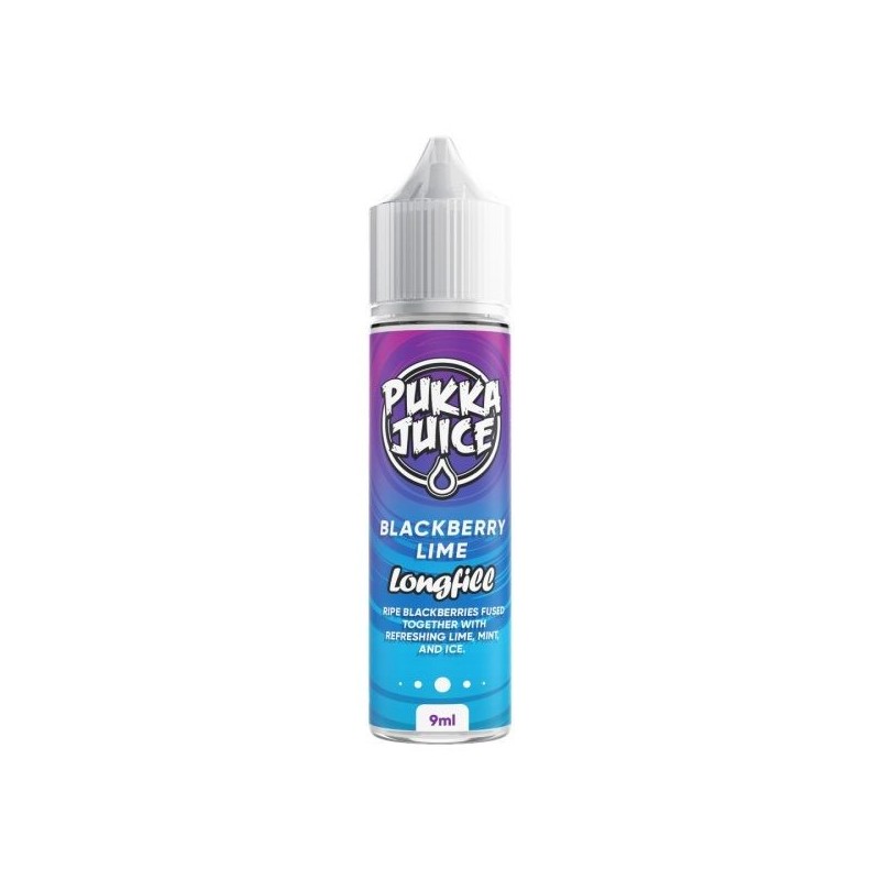 Longfill Pukka Juice 9/60ml - Mûre Citron vert | Doctorvape