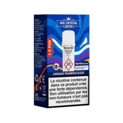 SKE Crystal 1000 Pro Blue Raspberry Lemonade 20mg Nicotine Pod | DoctorVape