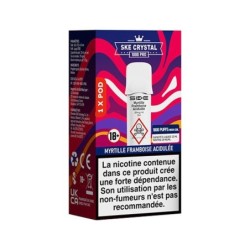 Cartouche SKE Crystal 1000 Pro 20mg Myrtille Framboise Acidulée | DoctorVape