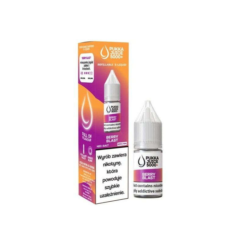 Pukka Juice 5000 Salt Liquid - Berry Blast 20mg | DoctorVape