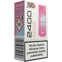 Wkład IVG 2400 20mg Strawberry Mint Menthol Mojito