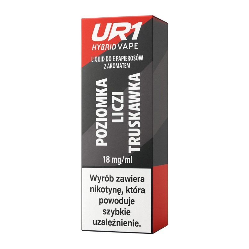 Liquid UR1 10ml 18mg Fraise Litchi Fraise des bois | DoctorVape