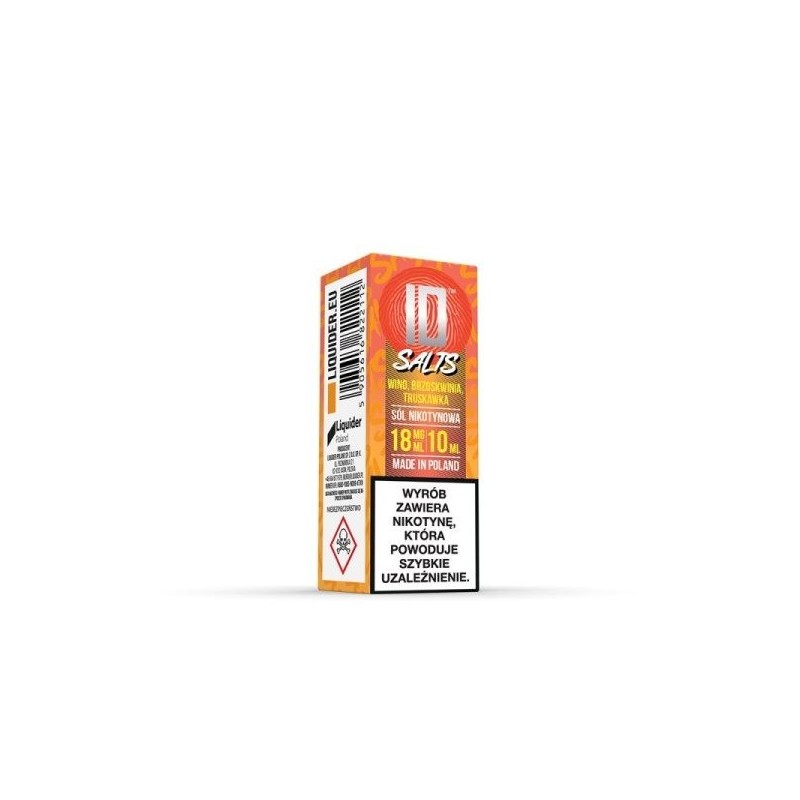 Liquid ID Salt - 10ml Pêche Fraise Vin 18mg | Doctorvape