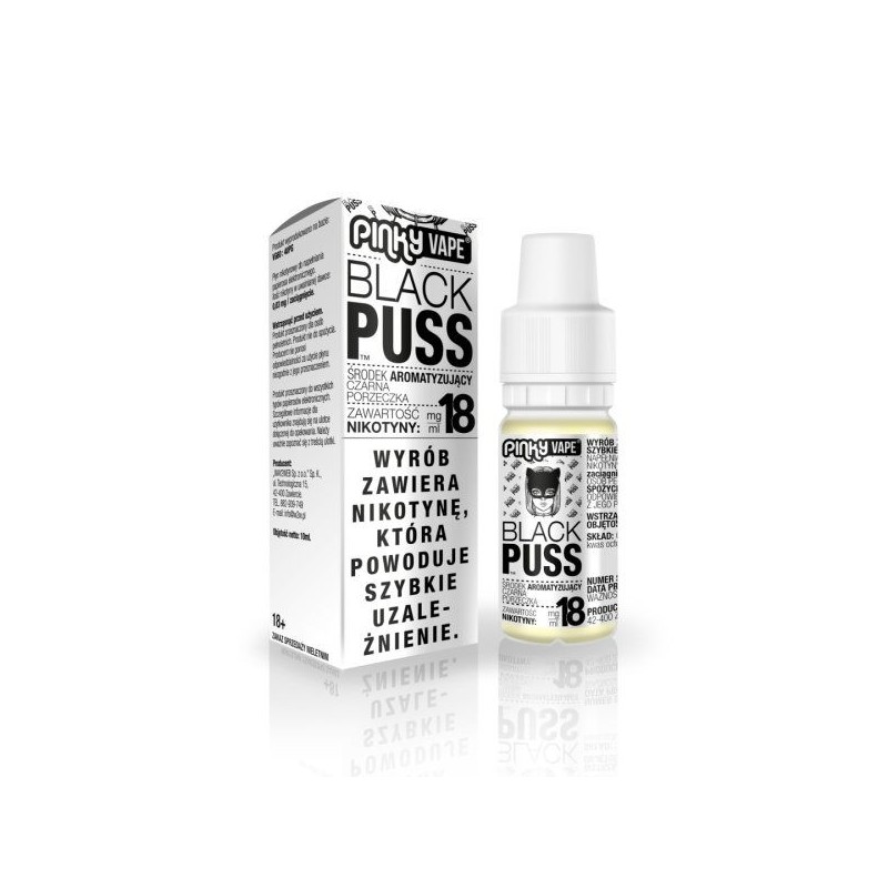 Liquid Pinky Vape - Black Puss 18mg 10ml | DoctorVape