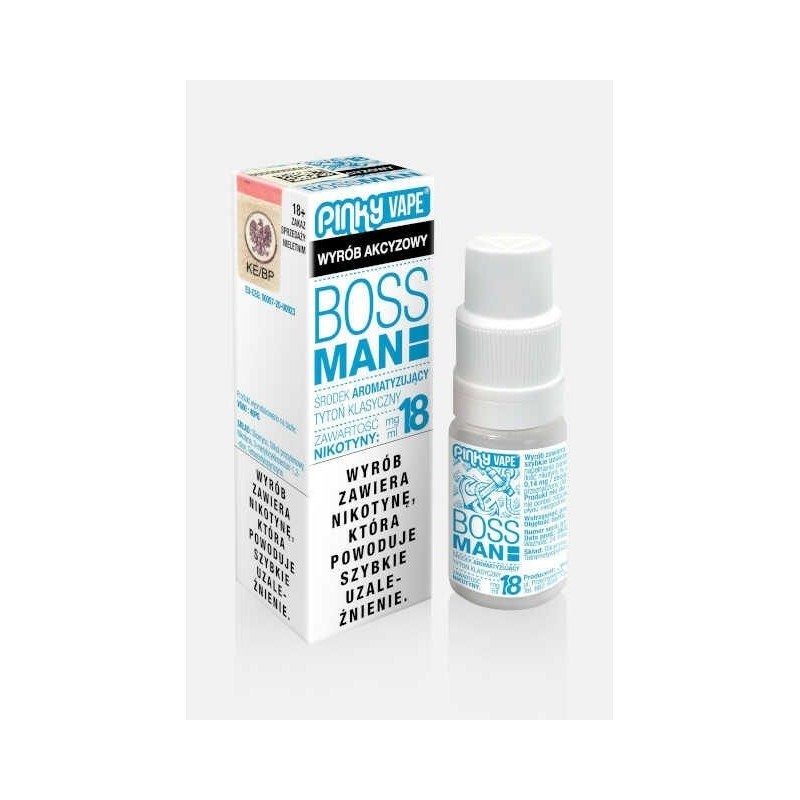 Bossman Liquid Vape - Pinky 18mg 10ml | DoctorVape
