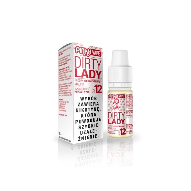 Liquid Pinky Vape - Dirty Lady 12mg 10ml | DoctorVape