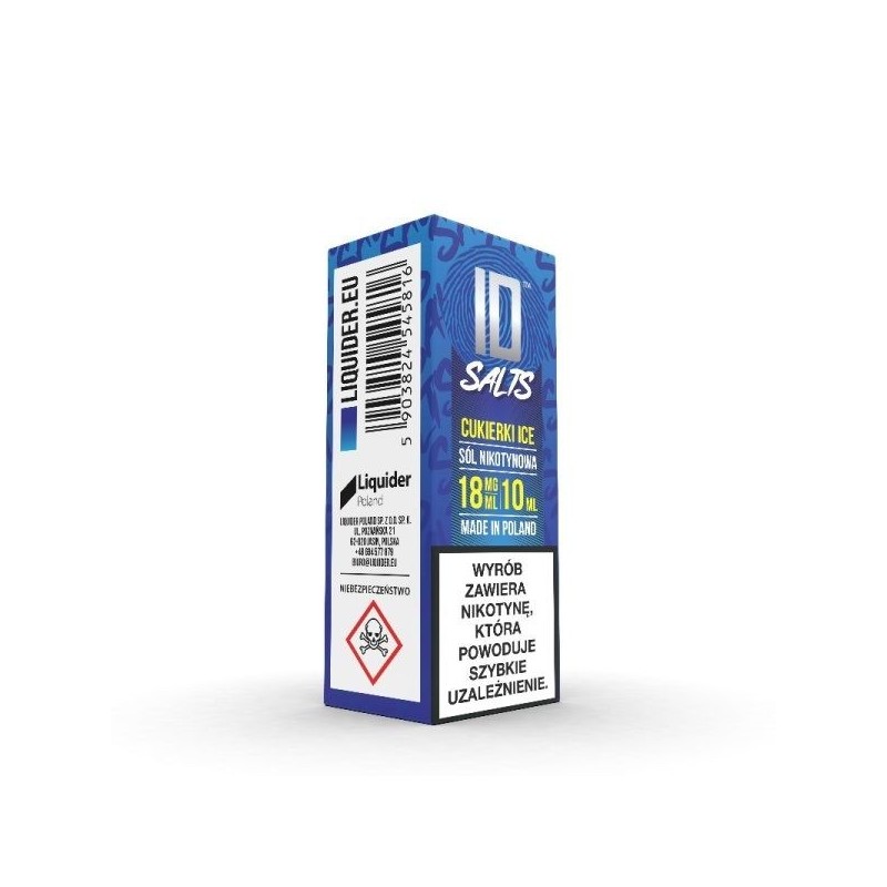 Liquid ID Salt - 10ml Cukierki Ice 18mg | Doctorvape