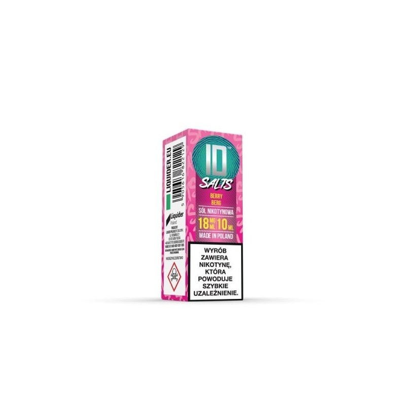 Liquid ID Salt - 10ml Berry Berg 18mg | Doctorvape