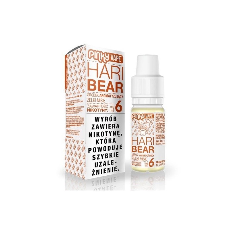Liquid Pinky Vape - Hari Bear 6mg 10ml