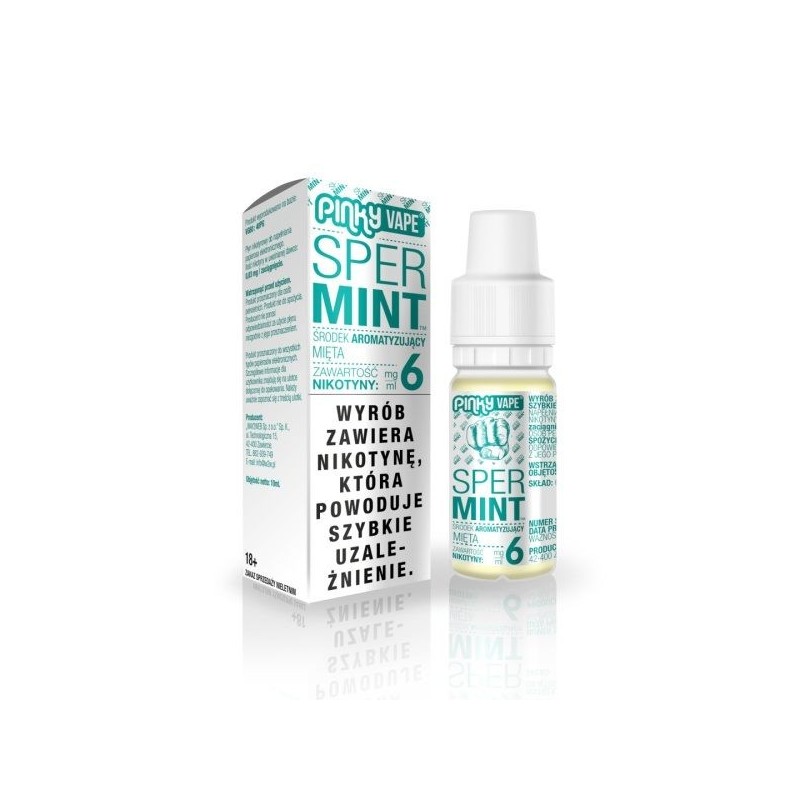 Liquid Pinky Vape - Super Mint 6mg 10ml | DoctorVape