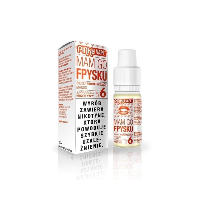 Liquid Pinky Vape - Mango Splash 6mg 10ml | DoctorVape