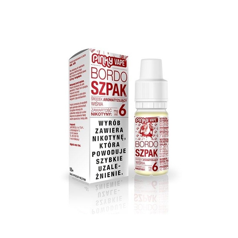 Liquid Pinky Vape - Bordo Szpak 6mg 10ml