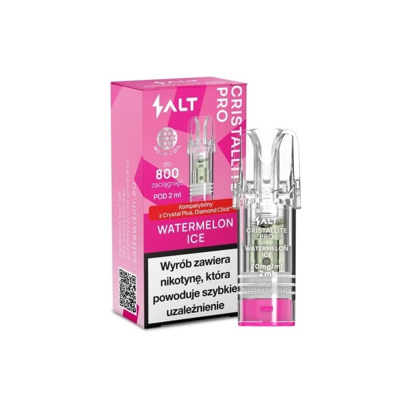 Cristallite PRO Watermelon Ice Nicotine Pods 20mg | DoctorVape