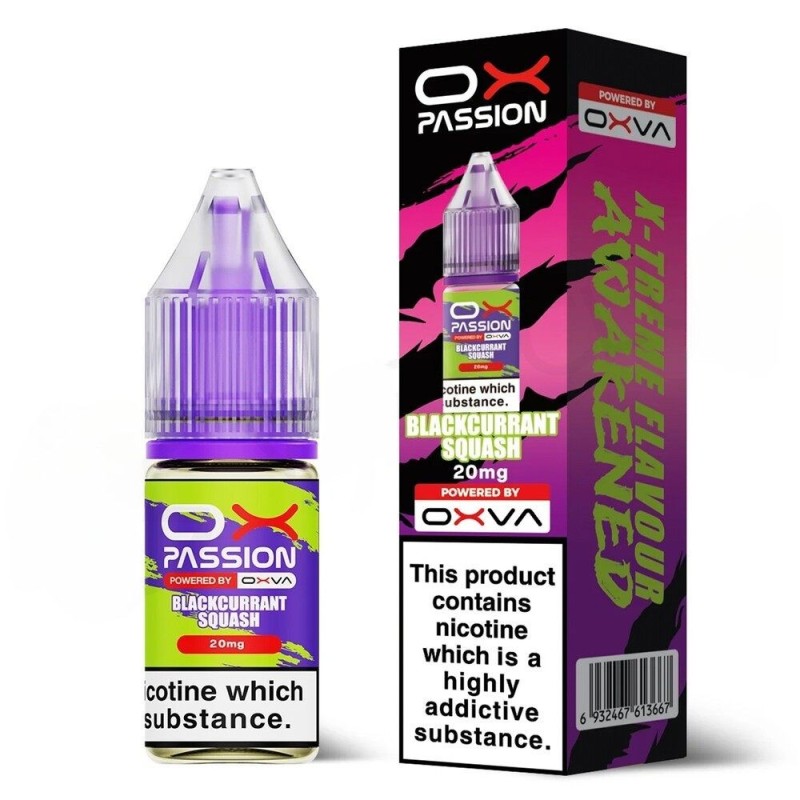 Liquid OXVA OX Passion Salt 10ml - Blackcurrant Squash 20mg