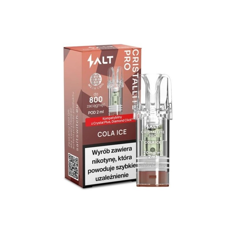 Cartouche CRISTALLITE PRO Cola Ice 20mg | DoctorVape