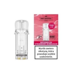 Crystal Plus Watermelon Strawberry Bubblegum Refill 20mg 600+ | DoctorVape