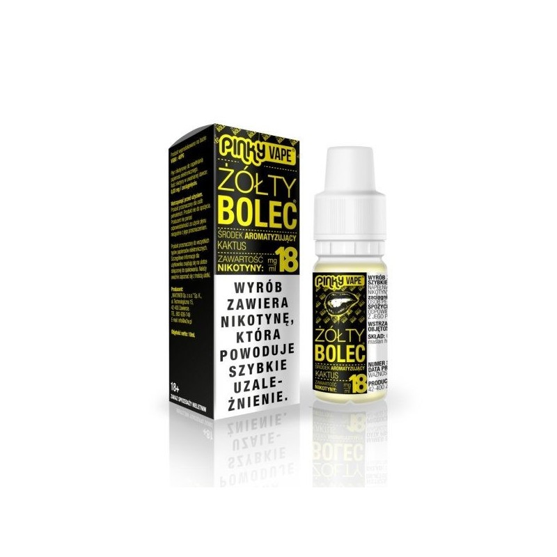 Liquid Pinky Vape - Żółty Bolec 18mg 10ml