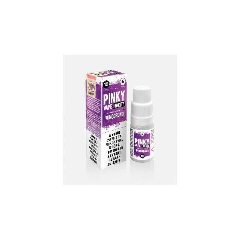 Liquid Pinky Vape Frosty - Grape 6mg 10ml | DoctorVape