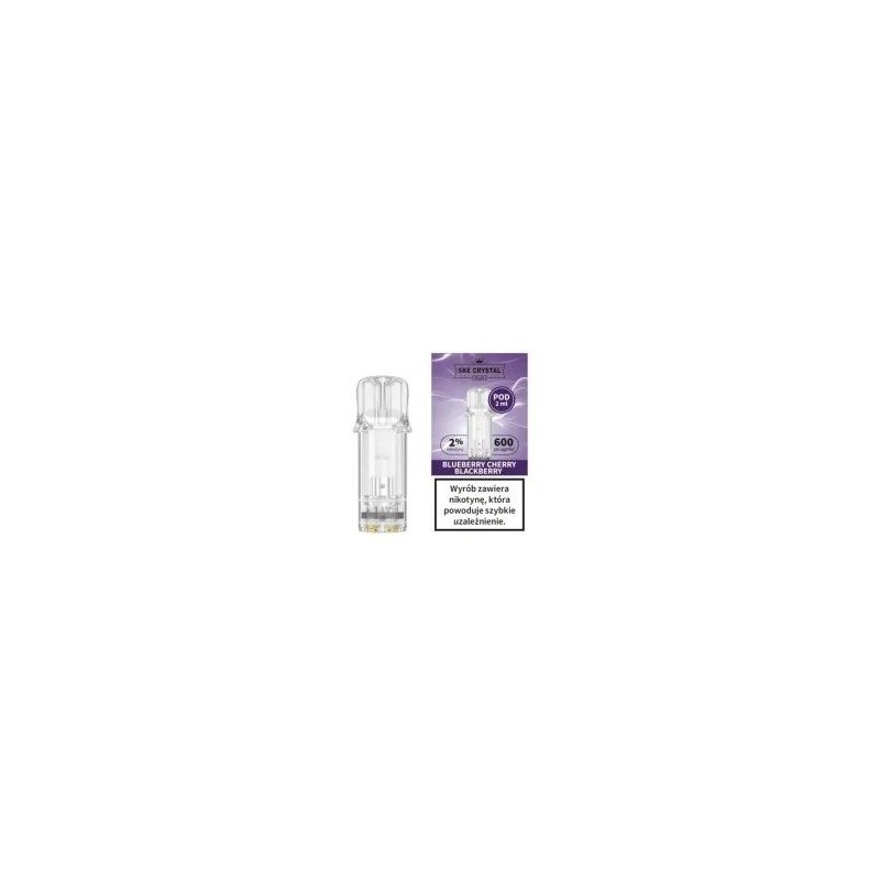 Crystal Plus Blueberry Cherry Blackberry Nicotine Pods 20mg 600+ | DoctorVape