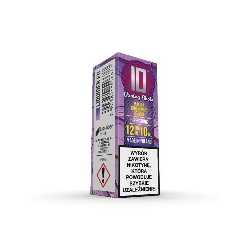 Liquid ID 10ml 12mg Hipersonic | Doctorvape