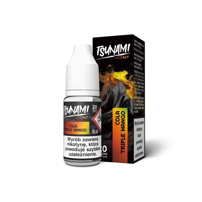 Liquid Tsunami NicSalt - 10ml Cola Triple Mango 20mg | Doctorvape