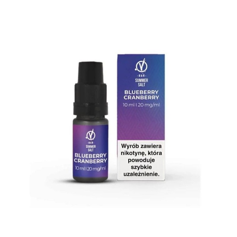Liquid VBar Summer Salt 10ml - Myrtille Canneberge 20mg | DoctorVape