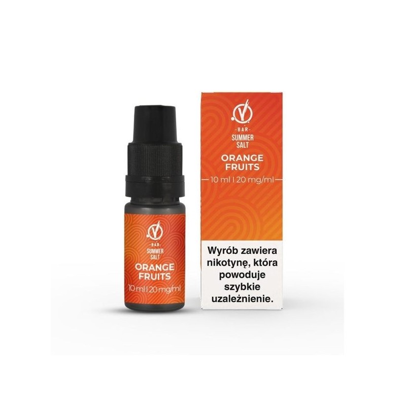 Liquid VBar Summer Salt 10ml - Orange Fruits 20mg