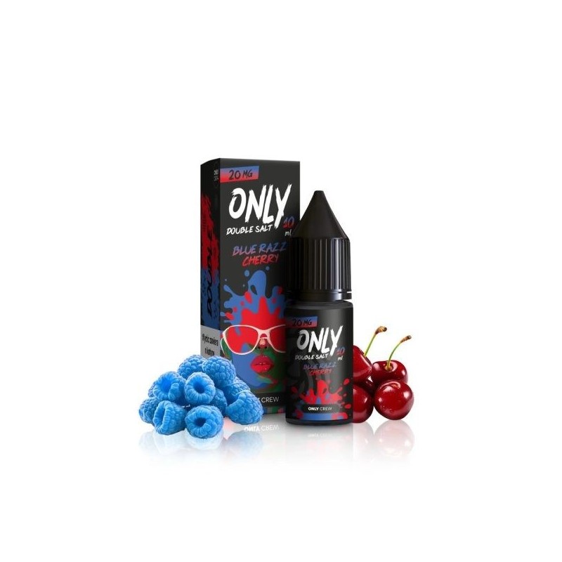 Liquid Only Double Salt 10ml - Blue Razz Cherry 20mg | Doctorvape