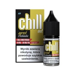 Liquid Chill Out Salt 10ml - Gooseberry Strawberry Ice 20mg | Doctorvape