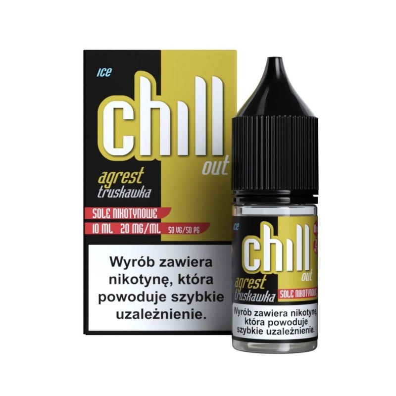 Liquid Chill Out Salt 10ml - Groseille Fraise Glacée 20mg | Doctorvape
