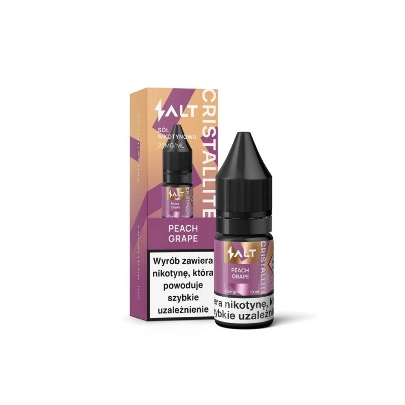 Liquid Crystallite Salt 10ml 20mg - Peach Grape | Doctorvape