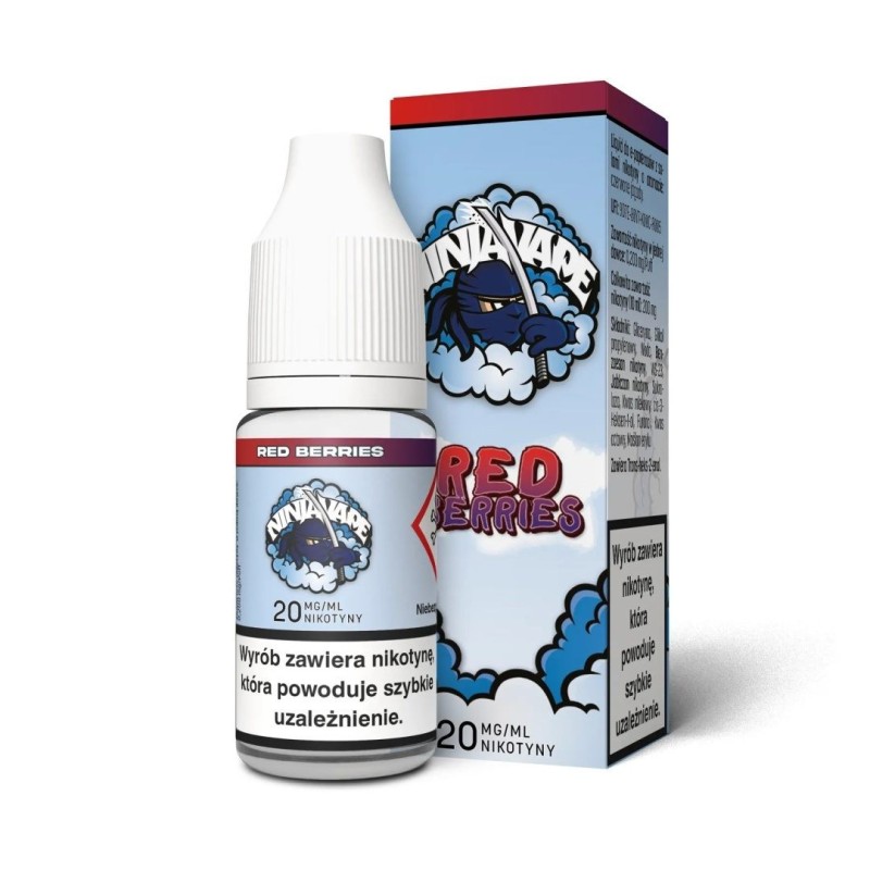 Liquid Ninja Vape 10ml - Czerwone Owoce Leśne 20mg | Doctorvape