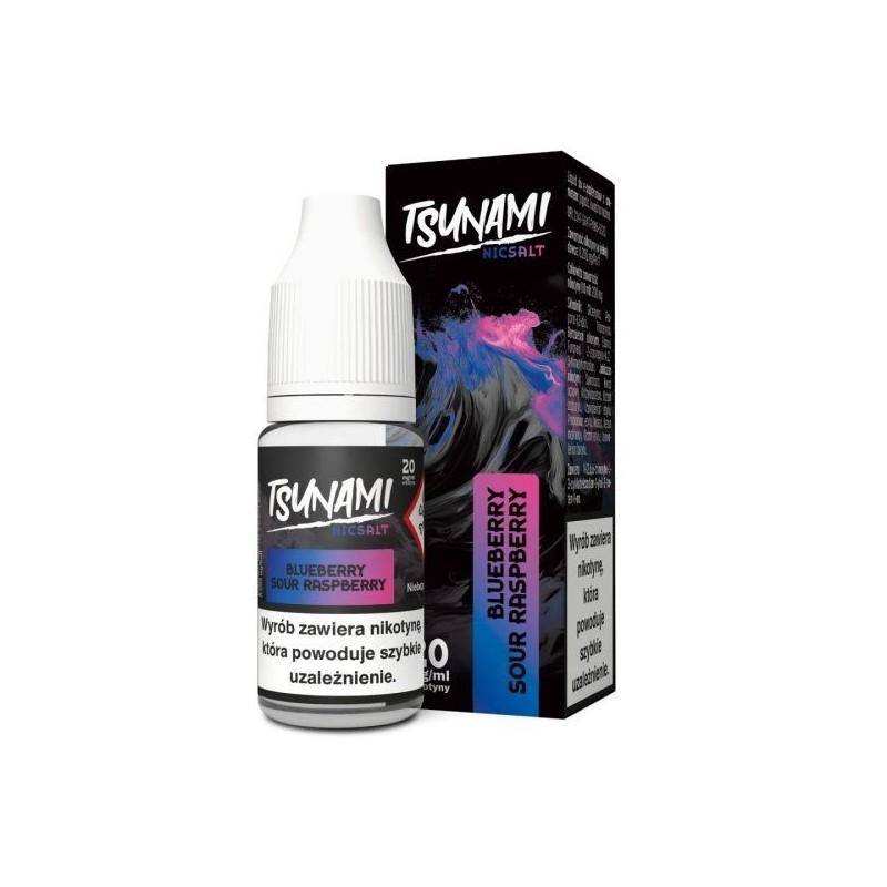 Liquid Tsunami NicSalt - 10ml Blueberry Sour Raspberry 20mg | Doctorvape