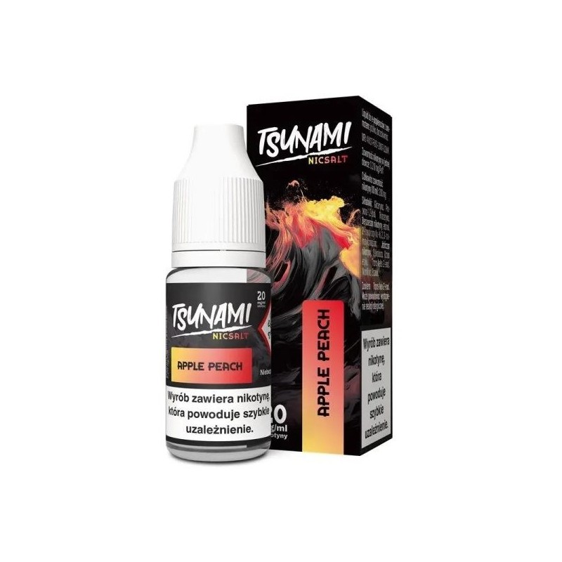 Liquid Tsunami NicSalt - 10ml Jabłko Brzoskwinia 20mg | Doctorvape