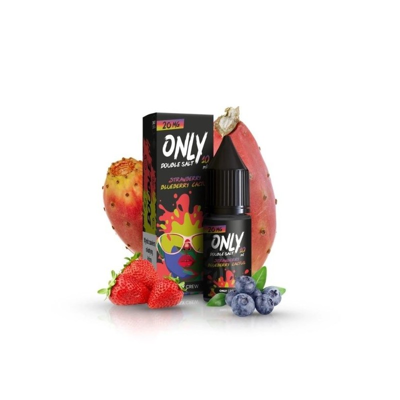 Liquid Only Double Salt 10ml - Fraise Myrtille Cactus | Doctorvape