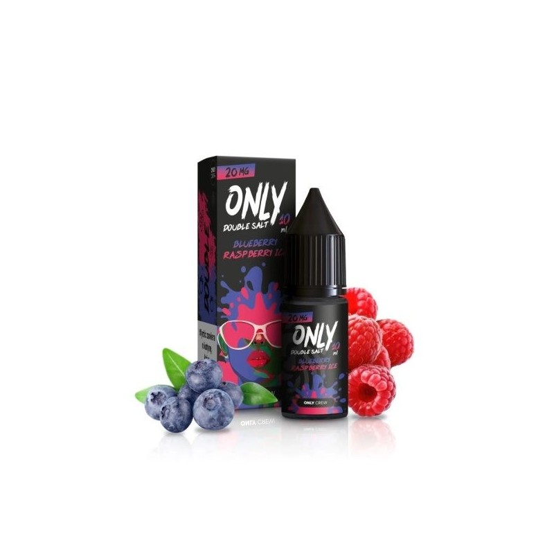 Liquid Only Double Salt 10ml - Glace Myrtille Framboise 20mg | Doctorvape