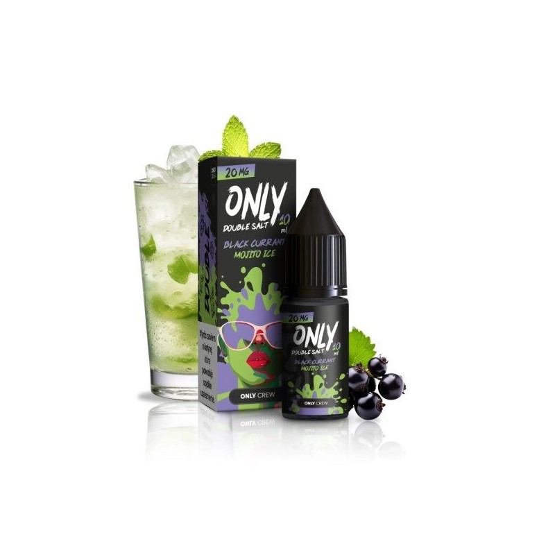 Liquid Only Double Salt 10ml - Czarna Porzeczka Mojito Ice 20mg | Doctorvape