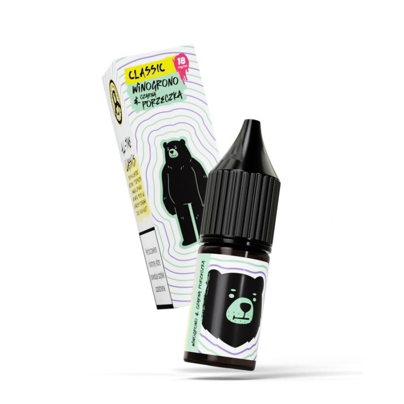Liquid Go Bears Classic 10ml - Winogrono Czarna Porzeczka 18mg | Doctorvape