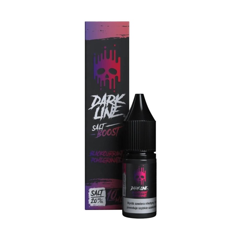 Liquid Dark Line Boost Salt 10ML - Czarna Porzeczka Granat 20MG | Doctorvape
