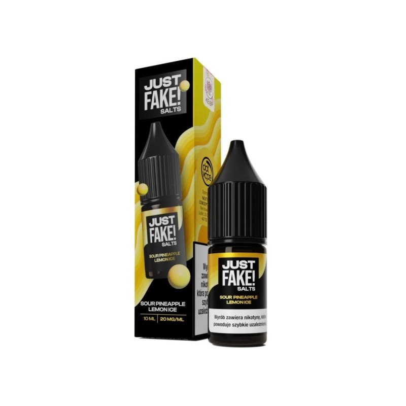 Liquid Just Fake! Salts - Kwaśny Ananas Cytryna Ice 20mg | Doctorvape