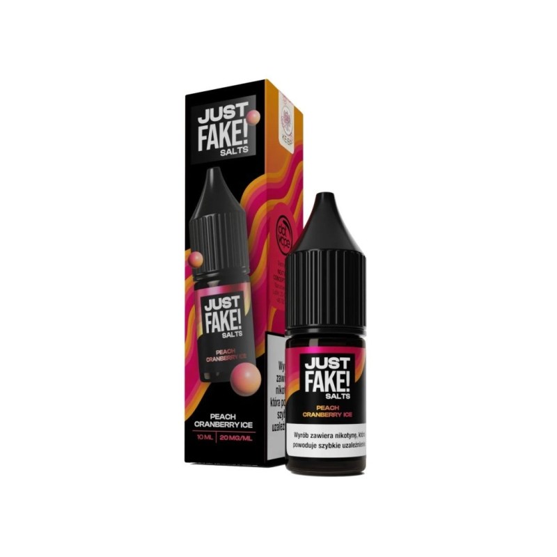 Liquid Just Fake! Salts - Peach Cranberry Ice 20mg | Doctorvape
