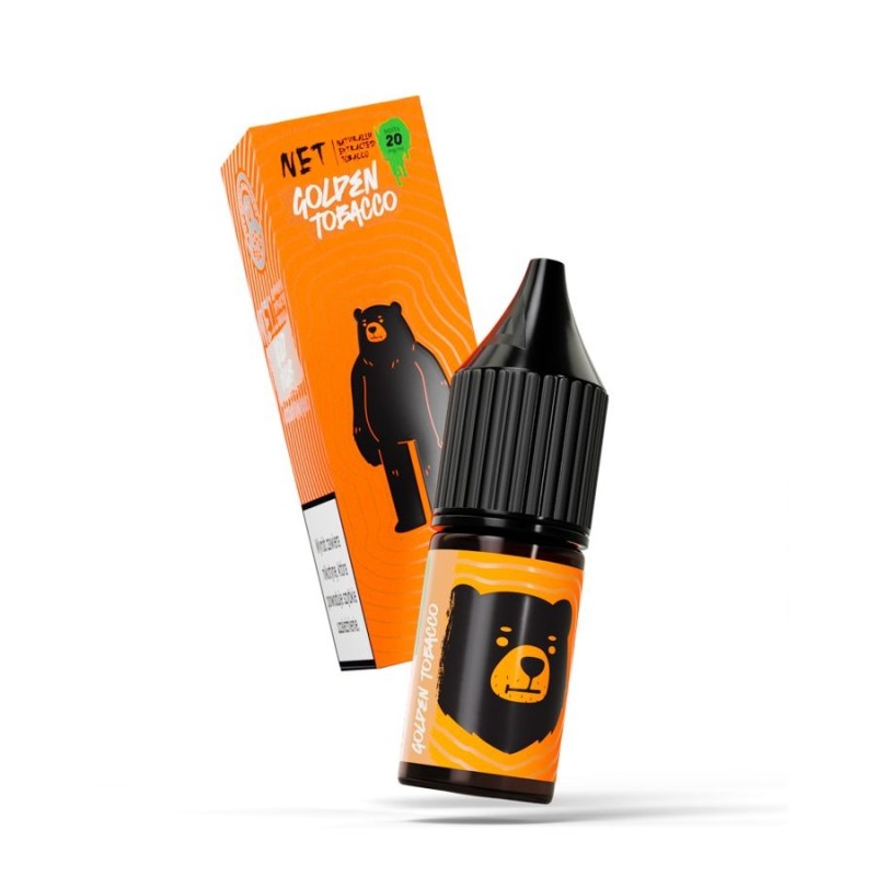 Liquid Go Bears Net Salt 10ml - Golden Tobacco 20mg | Doctorvape