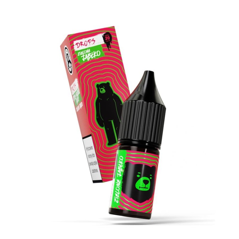 Liquid Go Bears Drops Salt 10ml - Green Apple 20mg | Doctorvape